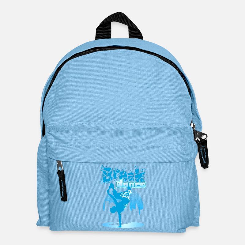 City breakdance - Kinder Rucksack - Hellblau