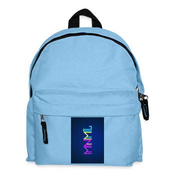 Minimal Type (Colorful) Typographie - Handy Cover - Sac à dos Enfant - bleu clair - Devant