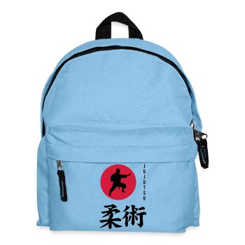 Jujutsu Jiu Jitsu Jiujitsu Ju-jitsu Jiu-jitsu - Kids' Backpack - light blue - Front