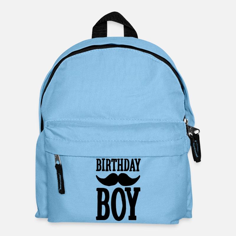 Birthday Boy Hipster - Kinder Rucksack - Hellblau