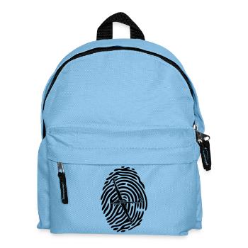 Segelflieger Geschenk flieschen Segelflugzeug - Kinder Rucksack - Hellblau - Vorne