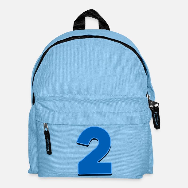 2 - Kinder Rucksack - Hellblau
