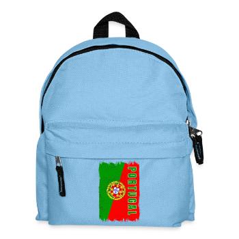 Portugal national flag - Kids' Backpack - light blue - Front