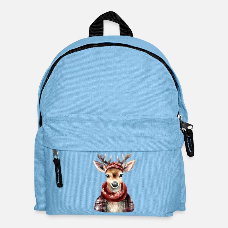 Oh deer! - Kids' Backpack - light blue