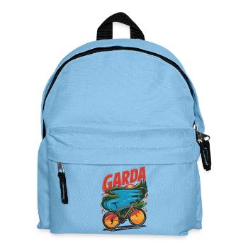 Garda Lake Scenic Bicycle Design - Kids' Backpack - light blue - Front