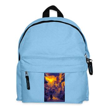 Morocco Village - Kids' Backpack - light blue - Front