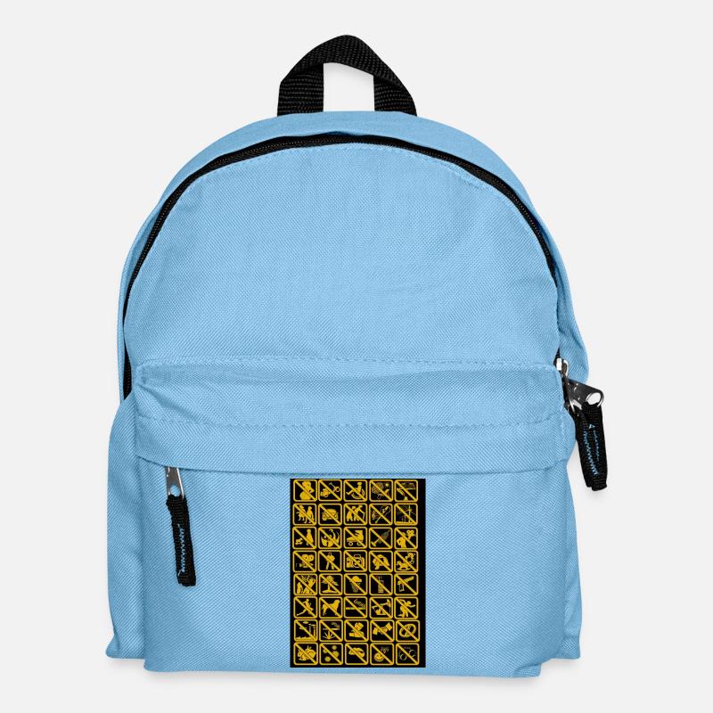 Tout Interdit cool 1 - Sac à dos Enfant - bleu clair
