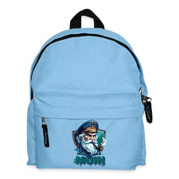 MOIN - Grim Captain with Whistle - Kids' Backpack - light blue - Front