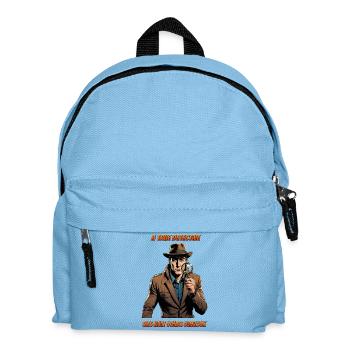 Un vrai détective - Sac à dos Enfant - bleu clair - Devant