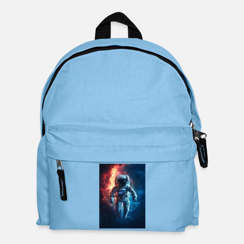 Astronaut 3 - Kinder Rucksack - Hellblau