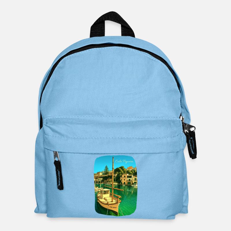 Cala Figuera - Majorca - Kids' Backpack - light blue