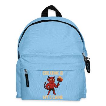 Creatine Is My Obsession– Legal Lifting Addiction
 - Kids' Backpack - light blue - Front