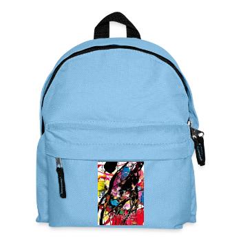 OjioThe Originals Only Abstraction Colorée Sauvage - Sac à dos Enfant - bleu clair - Devant