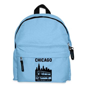 chicago usa illinois - Kinder Rucksack - Hellblau - Vorne