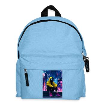 Neon City Masked Rider - Kids' Backpack - light blue - Front