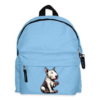 Miniature Bull Terrier Bully Bull Terrier Owner - Kids' Backpack - light blue - Front