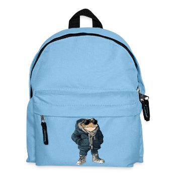 Grenouille Hiver Frais - Sac à dos Enfant - bleu clair - Devant