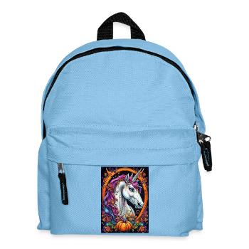 Couleur rêve licorne dans la bague d’automne - Sac à dos Enfant - bleu clair - Devant
