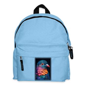 Tauben Taube - Kinder Rucksack - Hellblau - Vorne