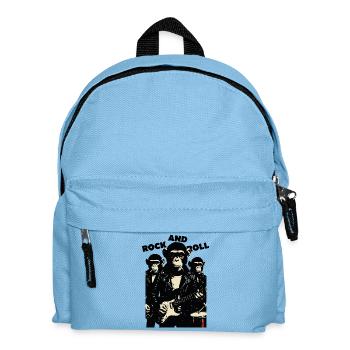 Rock and Roll Monkey band - Kids' Backpack - light blue - Front