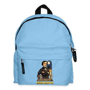 Allan Poe - Kinder Rucksack - Hellblau - Vorne