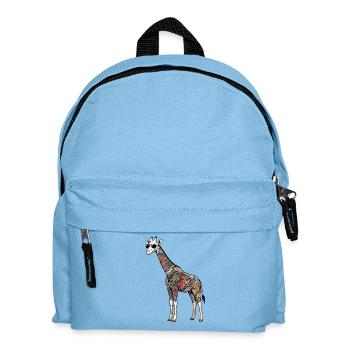 Giraffe Japanese Tattoos - Kids' Backpack - light blue - Front