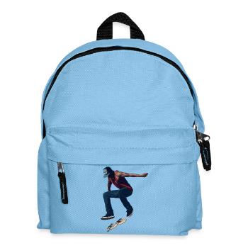 Neon Skate Jump in Urban Burst - Kids' Backpack - light blue - Front