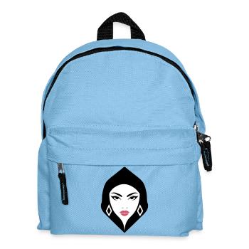 BW Woman Geometric Beauty That Commands Attention - Kids' Backpack - light blue - Front