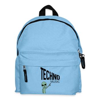 Green Alien Pointer - Kids' Backpack - light blue - Front