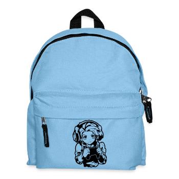 Gaming Boy Sketch - Kids' Backpack - light blue - Front