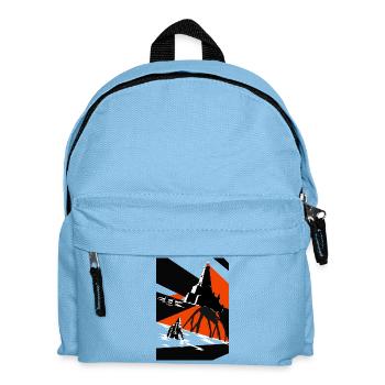 Leuchtturm und Coffenaut-Rift an Red Shore - Kinder Rucksack - Hellblau - Vorne