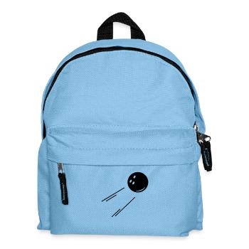bowling kugel (1c) - Kinder Rucksack - Hellblau - Vorne