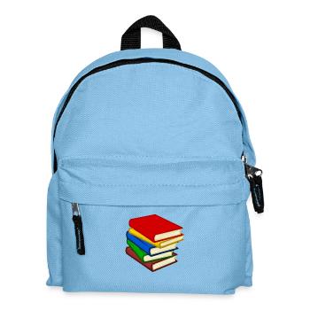 books coloured - Sac à dos Enfant - bleu clair - Devant