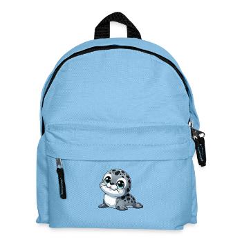 Baby seal - Kids' Backpack - light blue - Front