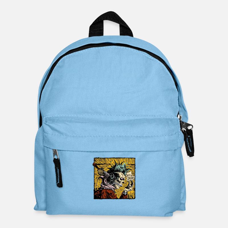 Out of control - Kids' Backpack - light blue