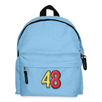 48 Symbole numérique - Sac à dos Enfant - bleu clair - Devant