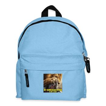 De Guldensporenslag 11.07.1302 - Kinder Rucksack - Hellblau - Vorne
