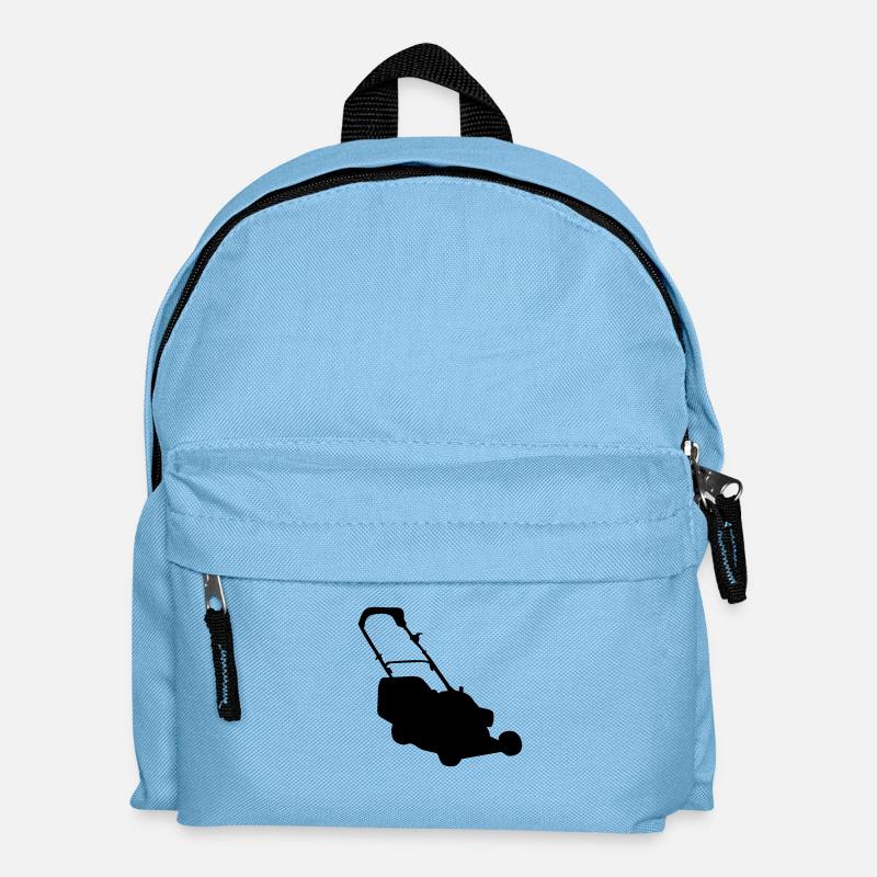 Rasenmäher - Kinder Rucksack - Hellblau