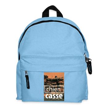 chien de la casse - Sac à dos Enfant - bleu clair - Devant
