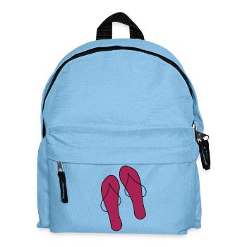 flip flops - Kids' Backpack - light blue - Front