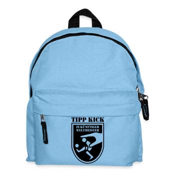 Zukünftiger Tipp Kick Sieger - Kinder Rucksack - Hellblau - Vorne