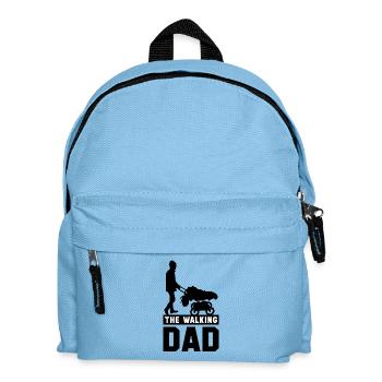 The Walking Dad Vater Vatertag Papa Pa Geschenk - Kinder Rucksack - Hellblau - Vorne