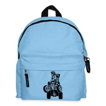 quad - Kinder Rucksack - Hellblau - Vorne
