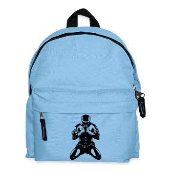 muay_thai_fighter04a - Kids' Backpack - light blue - Front