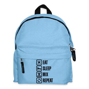 Eat Sleep Mix repeat - Kids' Backpack - light blue - Front