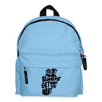 Man bekommt nicht immer, was man will: Stones Musik # - Kinder Rucksack - Hellblau - Vorne