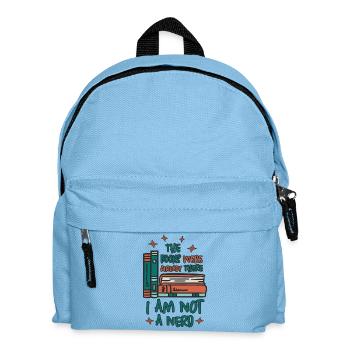 Ver de livres - Sac à dos Enfant - bleu clair - Devant