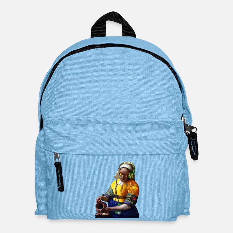 Milchmädchen - Kinder Rucksack - Hellblau