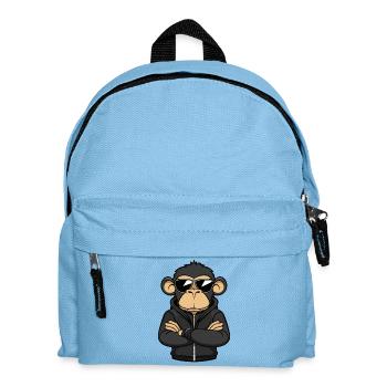 Bande dessinée Singe - Sac à dos Enfant - bleu clair - Devant