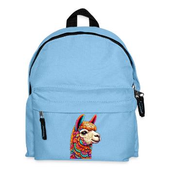 Alpaca - Kids' Backpack - light blue - Front